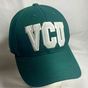 VCU Rams Hat Strapback Cap Forest Green Virginia Commonwealth NCAA Basketball